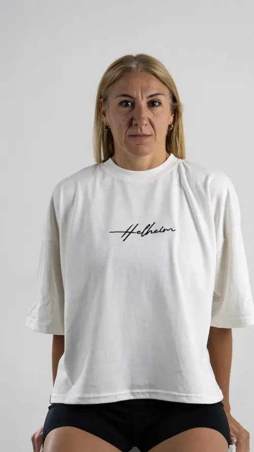 Remera Manga Corta Boxy 20.1 Crudo