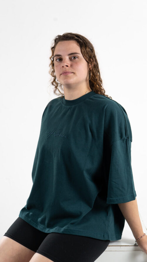 BOXY 20.1 VERDE INGLES Remera Manga Corta Boxy 20.1 Verde Inglés