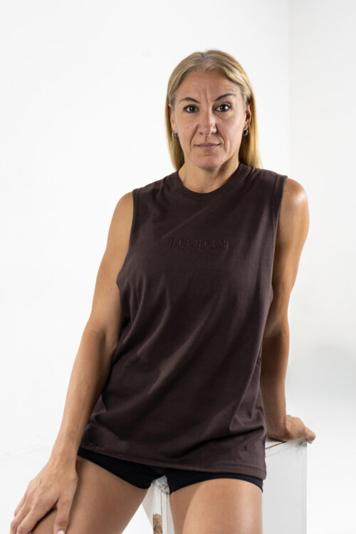 Musculosa Oversize 24.1 Chocolate