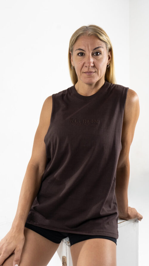 Musculosa Oversize 24.1 Chocolate
