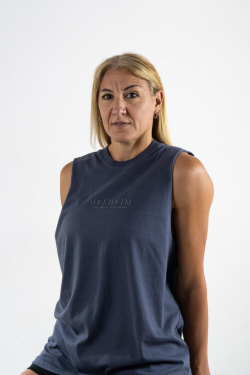 Musculosa Oversize 24.1 Gris Topo