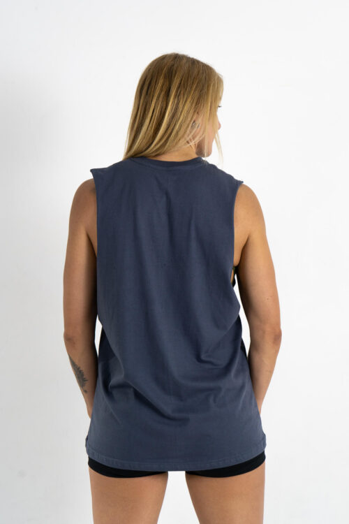Musculosa Oversize 24.1 Gris Topo