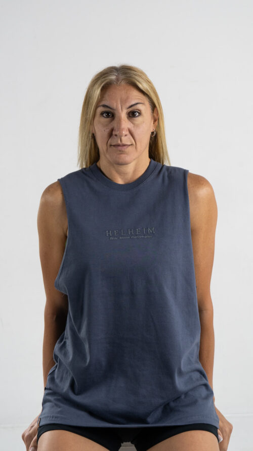 Musculosa Oversize 24.1 Gris Topo