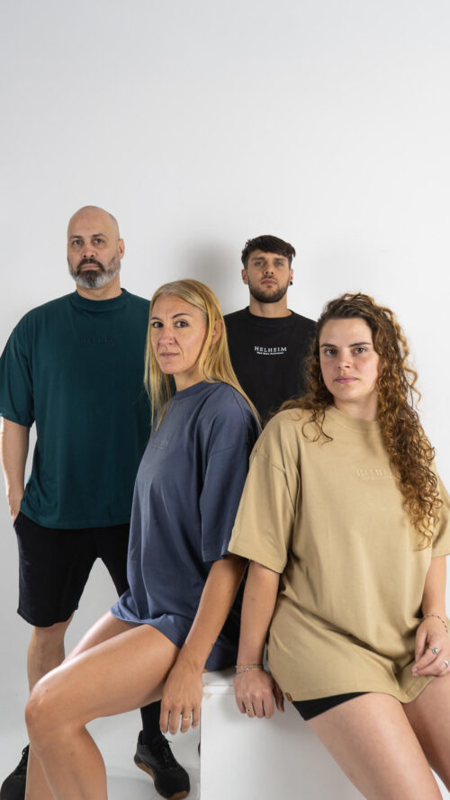 Combo Deluxe: 4 Remeras Manga Corta Oversize 24.1