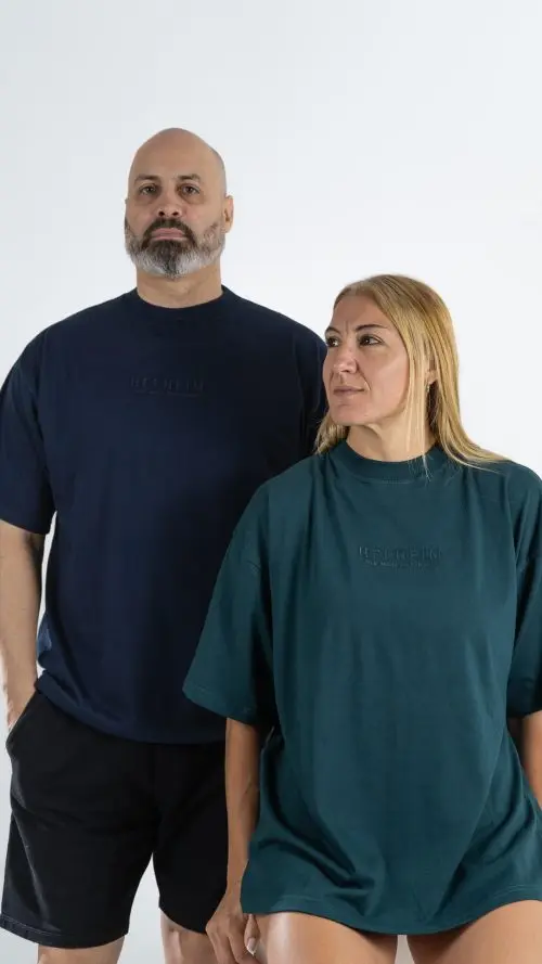 OVER 24.1 (13) Combo Essential: 2 Remeras Manga Corta Oversize 24.1