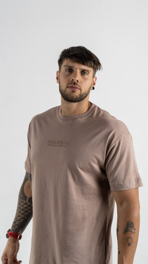 Remera Manga Corta Oversize 24.1 Canela