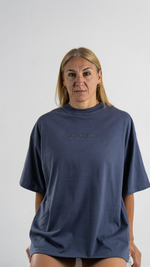 Remera Manga Corta Oversize 24.1 Gris Topo