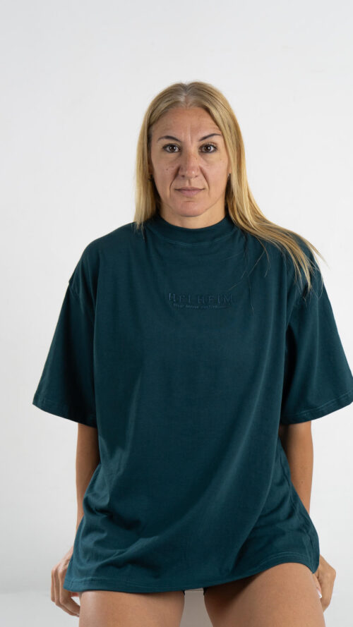 Remera Manga Corta Oversize 24.1 Verde Inglés