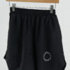 Short Tejido Plano Simple Negro