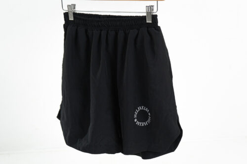 Short Tejido Plano Simple Negro