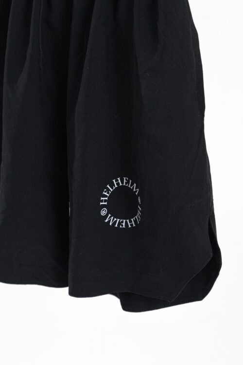 Short Tejido Plano Simple Negro