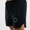 Short Tejido Plano Simple Negro