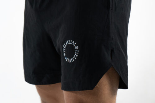 Short Tejido Plano Simple Negro